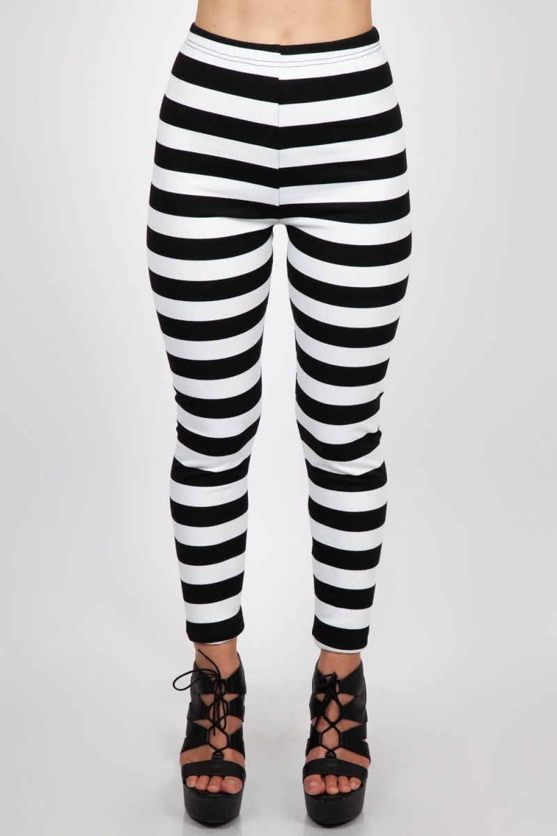 Jailbird Black and White striped ...